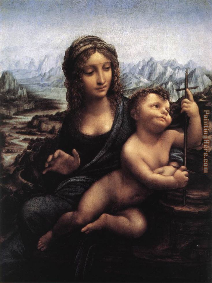 Leonardo da Vinci Madonna with the Yarnwinder